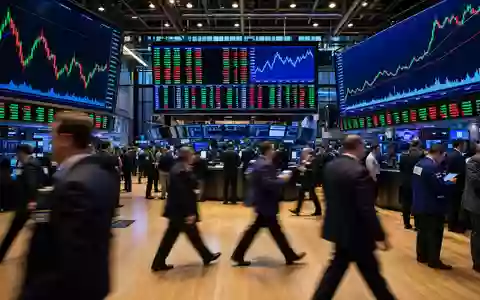 Editorial-Aufnahme eines Börsenparketts mit Finanzcharts repräsentiert die Marktrelevanz von Moody's Corporation, ISIN US6153691059, im Handel - Foto: THN