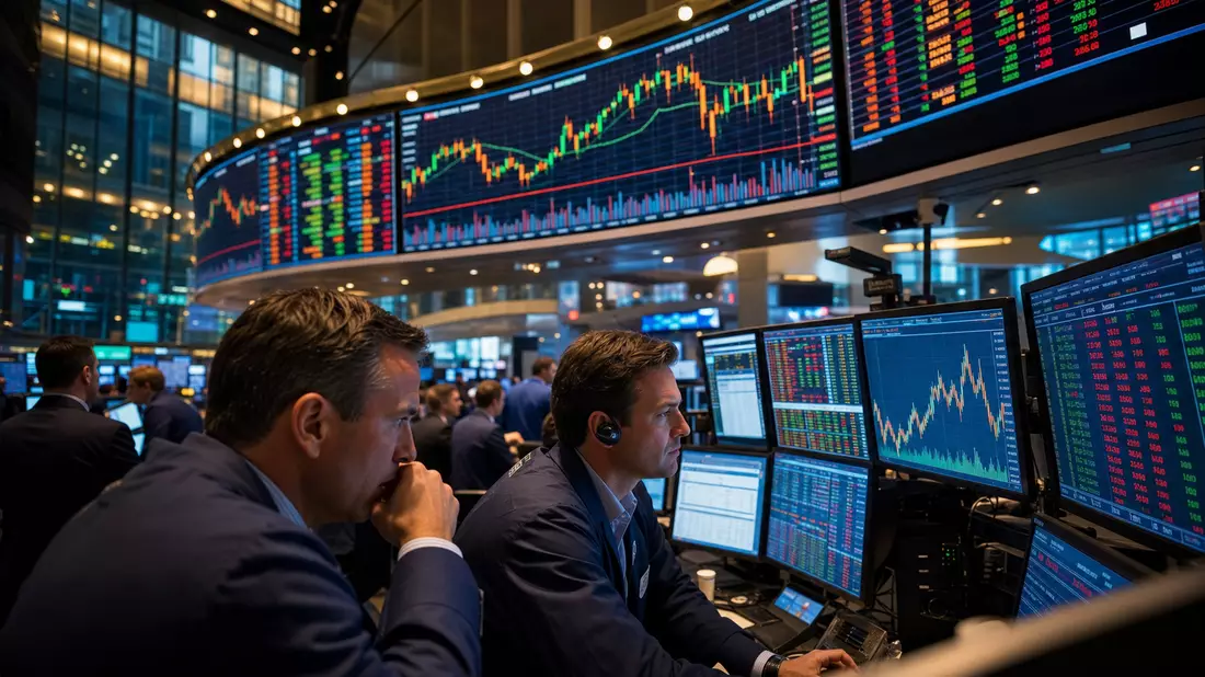 Redaktionsfoto NASDAQ-Börse mit Kursanzeigen für Electronic Arts US2855121099
