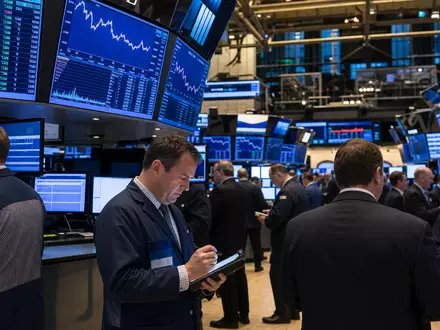 Mastercard Inc. (ISIN US57636Q1040) ist an der NYSE notiert, gezeigt im Foto des Börsenparketts - Foto: THN