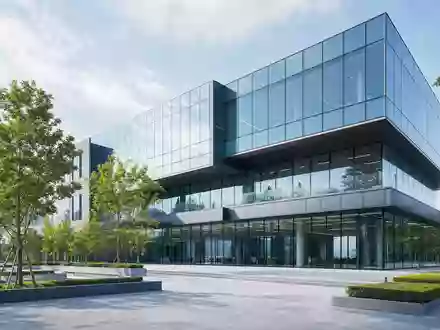 Architektur-Render eines gläsernen Firmensitzes repräsentiert Marvell Technology, Aktie ISIN US5738741041, moderne Halbleiterbranche - Foto: THN