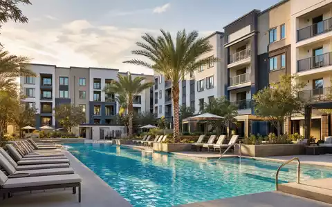 UDR Inc. (US9029011082) besitzt moderne Apartmentanlagen mit Pool und GrĂŒnflĂ€chen in US-GroĂstĂ€dten heute - Foto: THN