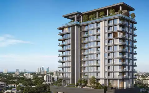 UDR Inc. (US9029011082) entwickelt moderne Wohnhochhäuser, hier als architektonisches 3D-Render mit Dachgarten visualisiert - Foto: THN