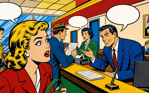 Citigroup Inc. Bank als Pop-Art-Comic mit Halbton-Raster Sprechblasen und Lichtenstein-Retro-Stil US1729674242 bunt - Foto: THN
