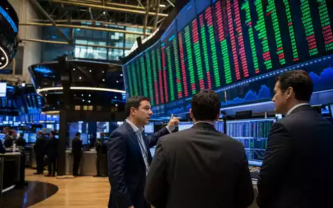 The Trade Desk (US88339J1051) dargestellt durch Börsen-Editorial mit NASDAQ-Handelsraum, Analysten und großen Technologie-Kurstafeln - Foto: THN