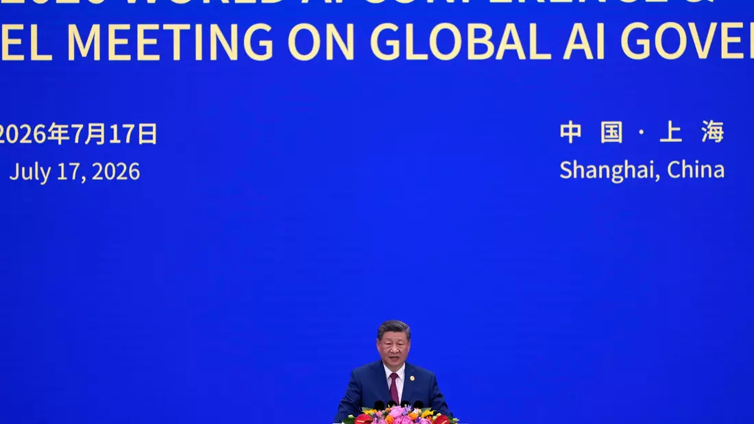 Das Thema KI ist für die chinesische Staats- und Parteiführung von großer Bedeutung.  - Bild: Ng Han Guan/AP Pool/AP/dpa