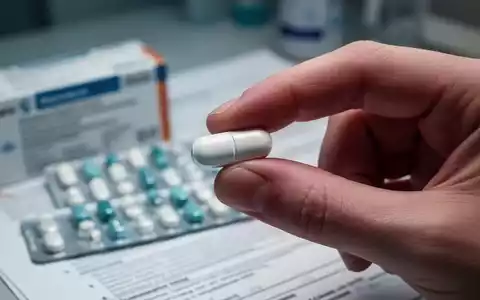 Eine Hand hält eine einzelne, teure Pille. Im Hintergrund sind verschwommene Medikamentenverpackungen und medizinische Dokumente zu sehen. - Foto: über boerse-global.de