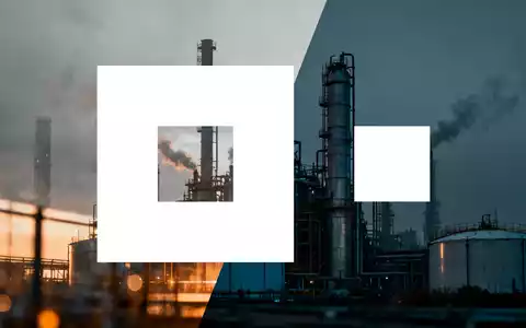 Eine abstrakte, atmosphärische Szene, die die Chemieindustrie darstellt, mit Elementen, die Unsicherheit und geteilte Meinungen andeuten. - Foto: über boerse-global.de