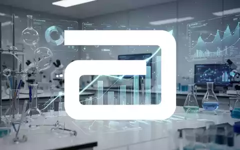 Abstrakte Darstellung des Diagnostiksektors mit leuchtenden wissenschaftlichen Instrumenten und Datenvisualisierungen in einem modernen Labor, das Wachstum und Präzision vermittelt. - Foto: über boerse-global.de