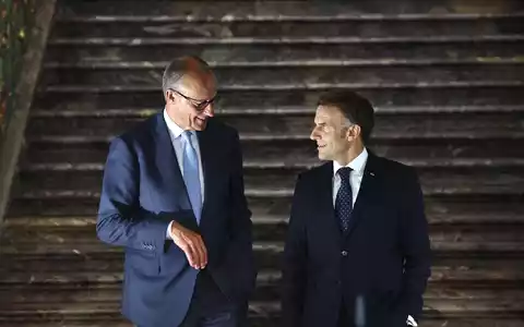 Merz und Macron haben die große Bedeutung der deutsch-französischen Zusammenarbeit für Europa betont, nicht nur in Verteidigungsfragen. - Foto: Oliver Berg/dpa