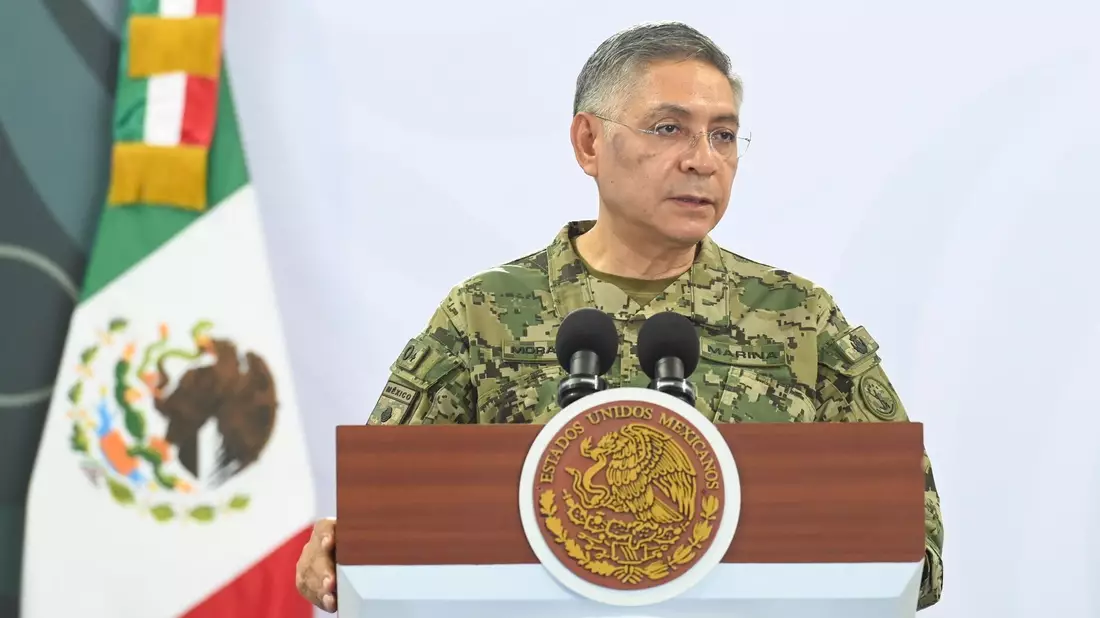 Eine Tsunami-Warnung wurde herausgegeben, wie der Marineminister Raymundo Morales sagte. - Bild: --/Presidencia México/dpa