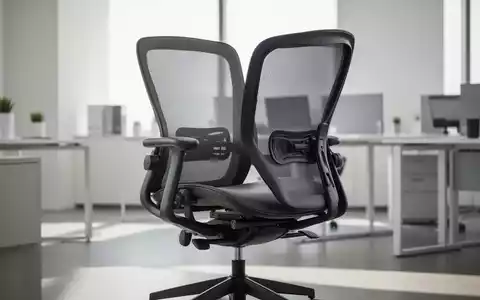 Ein moderner, ergonomischer Bürostuhl mit Netzrücken und verstellbaren Elementen in einem aufgeräumten Büroumfeld. - Foto: über boerse-global.de