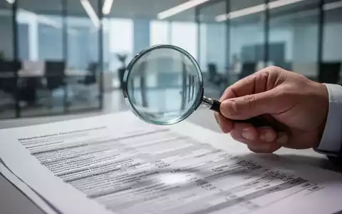 Eine Hand hält eine Lupe über ein Finanzdokument, das neue FCA-Regeln für Whistleblower-Systeme symbolisiert. - Foto: über boerse-global.de