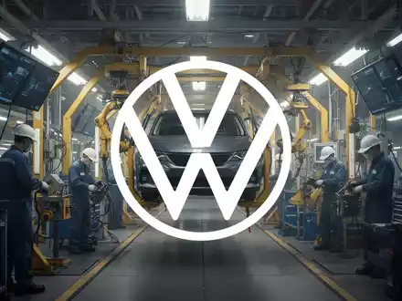 Eine abstrakte Darstellung der Automobilindustrie, die Themen wie Beschäftigung und Arbeitskräfte mit einer Atmosphäre der Erwartung und leichter Unsicherheit beleuchtet. - Foto: über boerse-global.de
