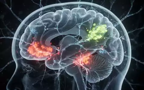 Ein detailliertes Bild eines Gehirnscans mit leuchtenden, komplexen neuronalen Bahnen und hervorgehobenen Bereichen. - Foto: über boerse-global.de