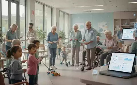 Eine vielfältige Gruppe von Menschen jeden Alters nimmt an präventiven Gesundheitsaktivitäten in einem modernen Zentrum teil. - Foto: über boerse-global.de