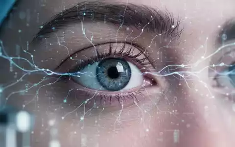 Nahaufnahme eines menschlichen Auges mit subtilen digitalen Überlagerungen, die neuronale Verbindungen und Datenfluss darstellen. - Foto: über boerse-global.de