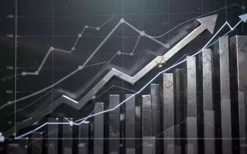 Abstrakte Darstellung von Finanzwachstum und der Metallindustrie mit aufsteigenden Grafiken und metallischen Texturen. - Foto: über boerse-global.de