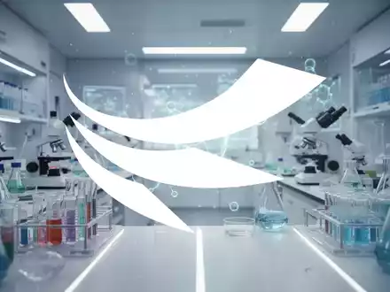 Abstrakte Darstellung des Biotechnologiesektors mit steriler, futuristischer Laborumgebung und sanftem, leuchtendem Licht. - Foto: über boerse-global.de