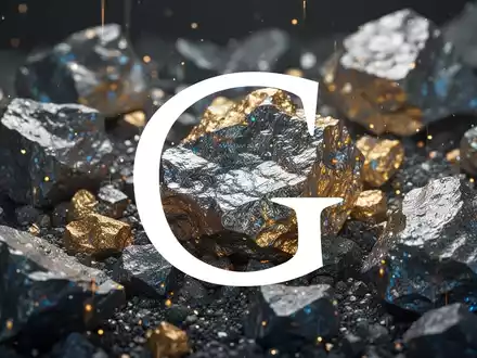 Abstrakte Darstellung von Rohstoffen oder Mineralien, die Bergbau und Rohstoffhandel symbolisiert, mit strategischer Marktstimmung. - Foto: über boerse-global.de