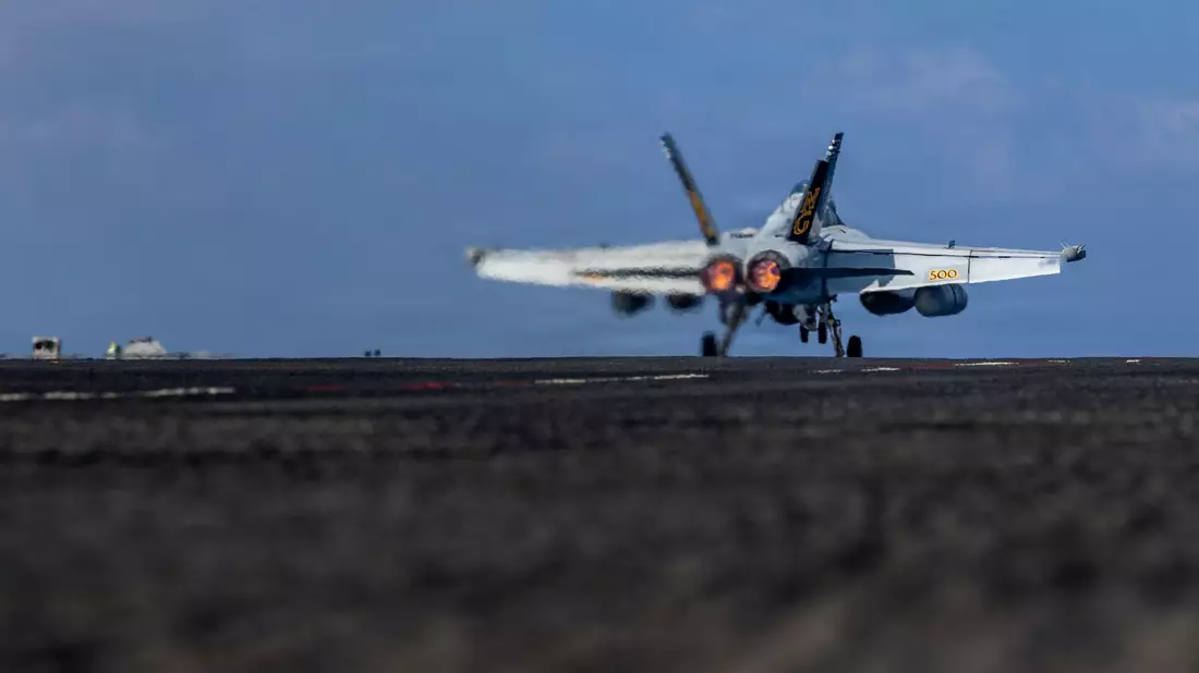 Das US-Militär erklärte die jüngste Angriffswelle für beendet. (Archivbild) - Bild: Seaman Daniel Kimmelman/US Navy/AP/dpa