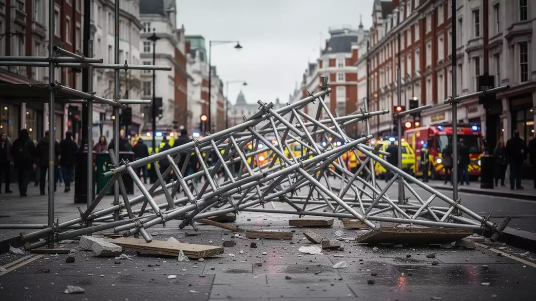 A London construction firm and its director have been ordered to pay more than £30,000 in fines and costs after a scaffolding tower collapsed on a busy high street, striking two members of the…