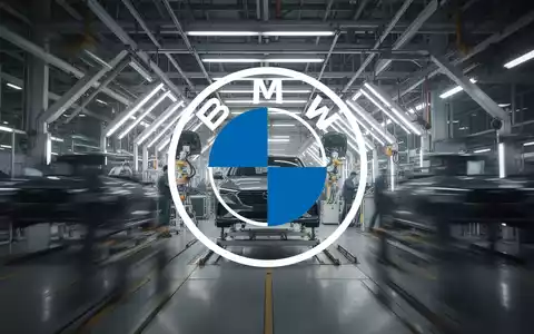 Eine abstrakte, atmosphärische Szene einer modernen Automobilproduktionsanlage mit verschwommener Bewegung und industrieller Größe. - Foto: über boerse-global.de