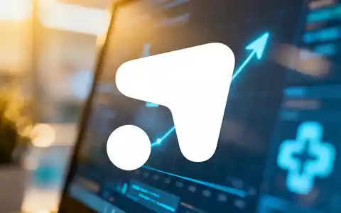 Abstrakte, atmosphärische Darstellung des E-Pharmazie-Sektors mit verschwommenen digitalen Elementen und schwebenden Gesundheitssymbolen. - Foto: über boerse-global.de
