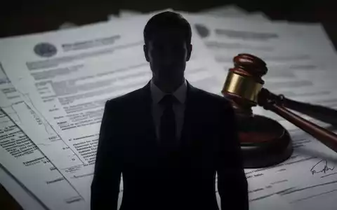 Eine dunkle Silhouette eines Anzugträgers vor verschwommenen Dokumenten und einem Richterhammer, der anonyme Hinweise und interne Untersuchungen darstellt. - Foto: über boerse-global.de