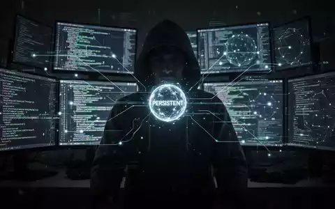 Eine Person im Kapuzenpulli vor mehreren Computerbildschirmen mit Code, die eine digitale Verfolgungssituation darstellen. - Foto: über boerse-global.de