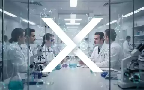 Eine abstrakte Szene in einem Biotechnologie-Labor mit verschwommenen Glasflächen und weichem Licht, das Innovation und strategische Diskussion andeutet. - Foto: über boerse-global.de