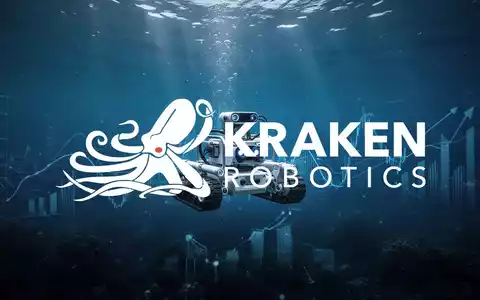 Abstrakte Unterwasser-Szene, die Robotik und große Investitionen darstellt, mit tiefblauen Farbtönen und Lichtstrahlen. - Foto: über boerse-global.de