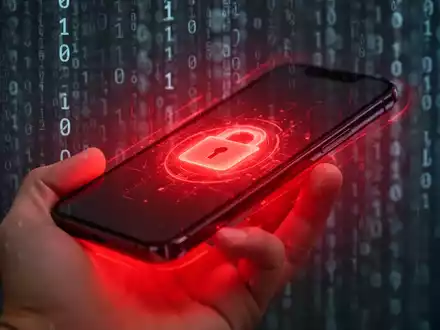 Ein rot glühendes Smartphone in der Hand eines Nutzers, das Akkuentladung und Überhitzung nach einem Software-Update symbolisiert. - Foto: über boerse-global.de