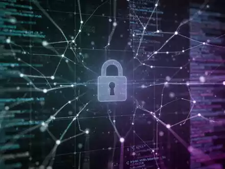 Abstrakte Darstellung digitaler Kommunikation mit Datenströmen und Andeutung von Verschlüsselung, symbolisiert Überwachung und Datenschutz. - Foto: über boerse-global.de