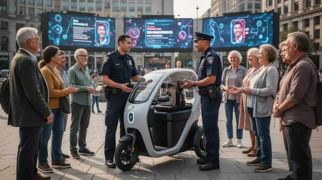 Polizei setzt auf KI, Drohnen und Kaffeeklatsch für mehr Bürgernähe