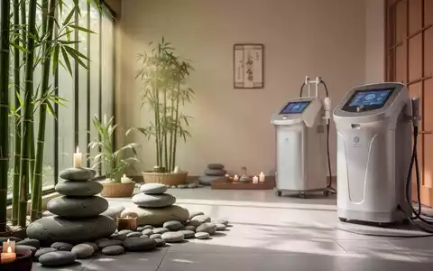 Ein ruhiges Spa-Interieur mit natürlichen Elementen wie Bambus und Steinen, das Wellness und naturheilkundliche Therapien symbolisiert. - Foto: über boerse-global.de