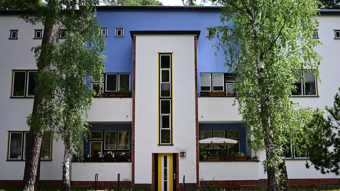 Die bunte Waldsiedlung Zehlendorf könnte schon bald zum Unesco-Welterbe gehören. - Bild: Sebastian Gollnow/dpa