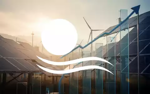 Abstrakte Szene, die den Solarenergiesektor darstellt, mit warmem Sonnenlicht und einer dezenten Andeutung von Wachstum. - Foto: über boerse-global.de