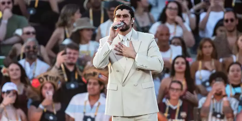Ein Konzert von Bad Bunny musste wegen eines Hagelschauers abgebrochen werden. (Archivbild) - Foto: Mirko Fava/Tsck/LPS via ZUMA Press Wire/dpa