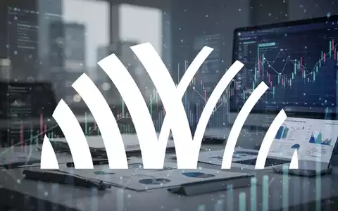 Abstrakte Darstellung des Finanzdienstleistungssektors mit Andeutungen von Datenverarbeitung und Berichterstattung unter kühler Beleuchtung. - Foto: über boerse-global.de