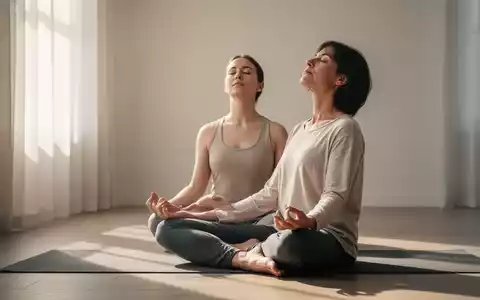 Eine Person sitzt in ruhiger Meditation, umgeben von sanftem Licht, das Entspannung und Achtsamkeit symbolisiert. - Foto: über boerse-global.de