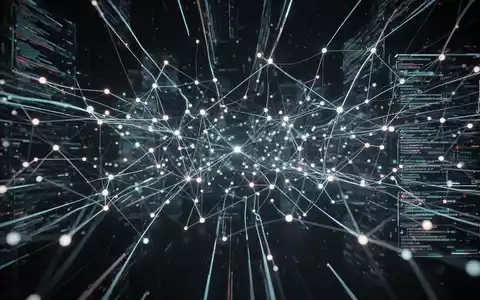 Glühendes, vernetztes digitales Netzwerk mit abstrakten Linien und Knoten, das schnelle technologische Verbreitung und Wachstum symbolisiert. - Foto: über boerse-global.de