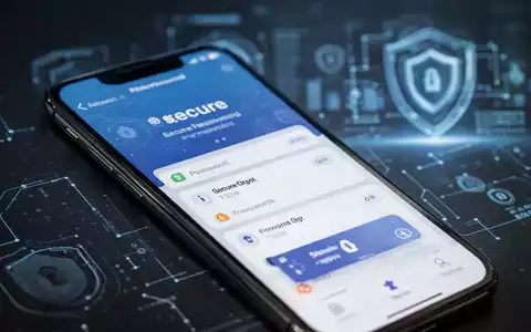 iPhone zeigt eine sichere Passwortverwaltungs-App mit biometrischer Authentifizierungsabfrage, symbolisiert digitale Sicherheit und Datenschutz. - Foto: über boerse-global.de