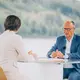 Im ZDF-«Sommerinterview» wirkte der Kanzler recht entspannt. - Bild: Dominik Asbach/ZdF/dpa