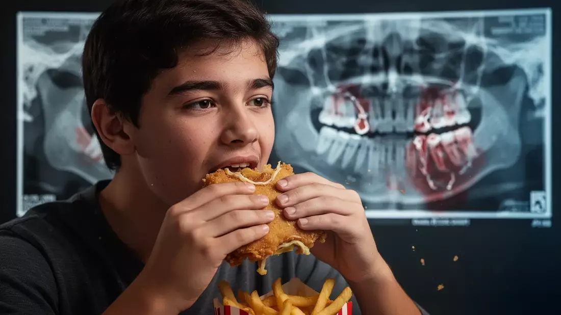 Parodontitis bei jungen Erwachsenen: Fast Food als Risikofaktor