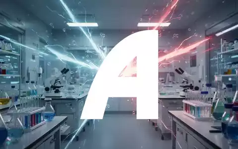Abstrakte Darstellung des Biotechnologie- und Pharmasektors mit konkurrierenden Lichtstrahlen in einer futuristischen Umgebung. - Foto: über boerse-global.de