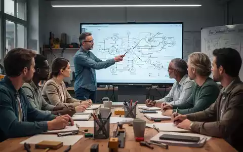 Erwachsene Studenten in einem modernen Klassenzimmer, die gemeinsam an einem Projekt arbeiten, um berufliche Weiterbildung und finanzielle Unterstützung darzustellen. - Foto: über boerse-global.de
