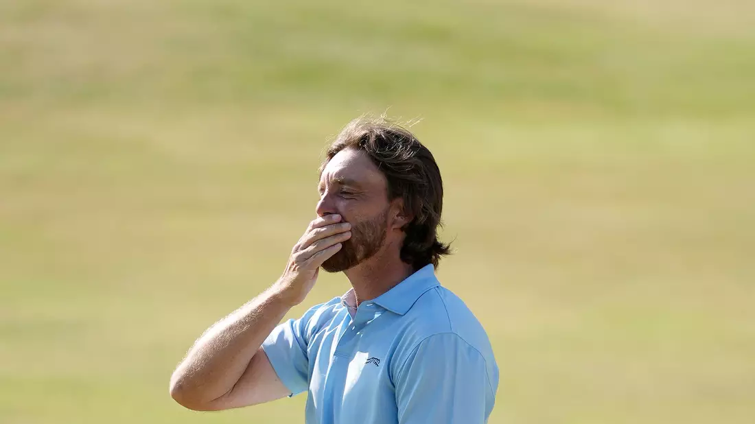 Lokalmatador Tommy Fleetwood beendete die Open Championship auf dem vierten Rang.  - Bild: Peter Byrne/PA Wire/dpa