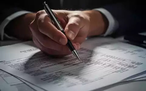 Eine Hand mit einem Stift über einem Finanzdokument, das Vorsorgeplanung und Erbschaftsfragen symbolisiert. - Foto: über boerse-global.de
