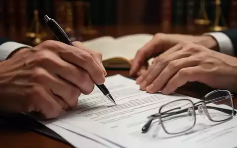 Nahaufnahme von Händen, die ein Dokument unterschreiben, mit einem Stift und einer Brille auf einem Schreibtisch. - Foto: über boerse-global.de