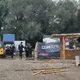 Nach der Tat wurde das Dorffest in Egling abgebrochen.  - Bild: Dominik Stallein/Münchner Merkur/dpa